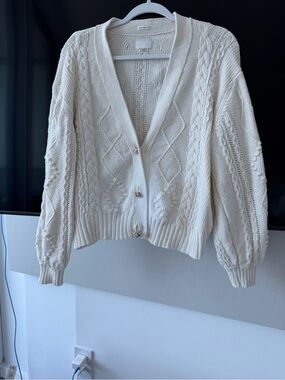 MOTHER Don’t Sweat It Crop Cardigan